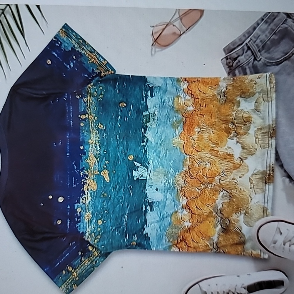 Color Block T Shirt - Picture 2 of 7